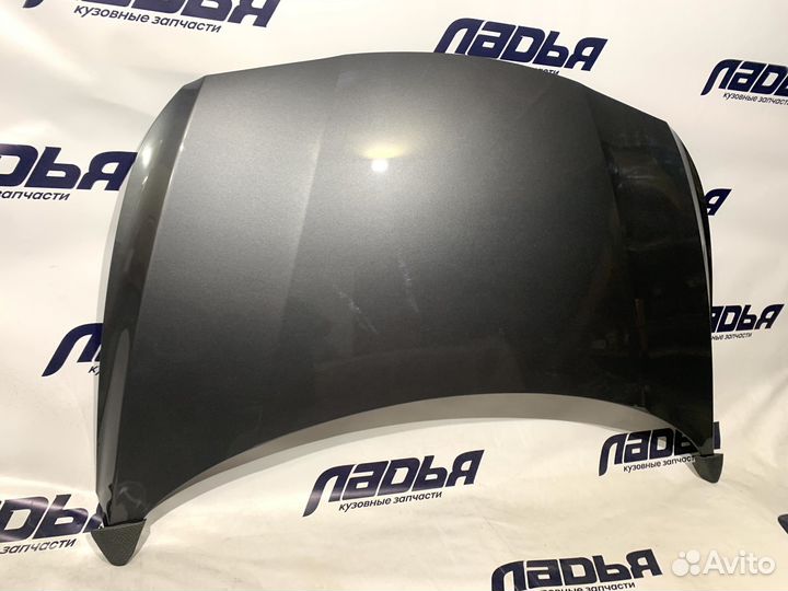 Капот Hyundai Solaris(14-17) Серый SAE
