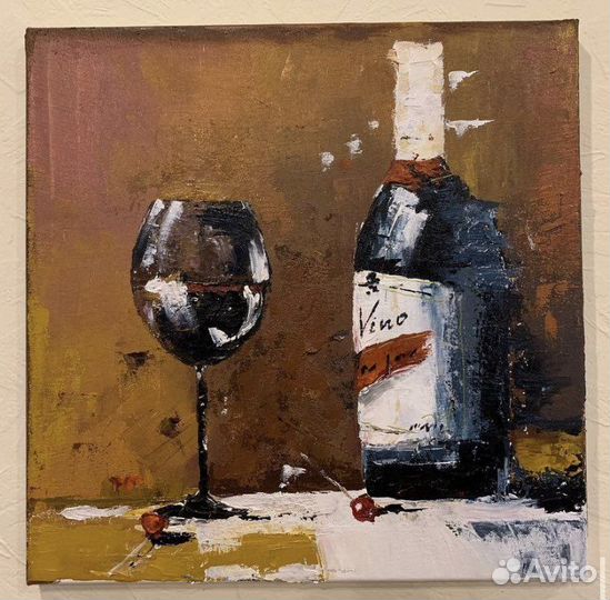 Картина холст масло ткань квартира дизайн