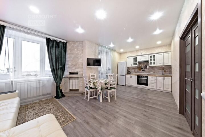 3-к. квартира, 77,6 м², 6/7 эт.