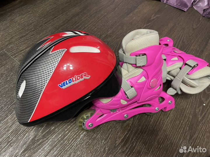 Роликовые коньки детские раздвижные