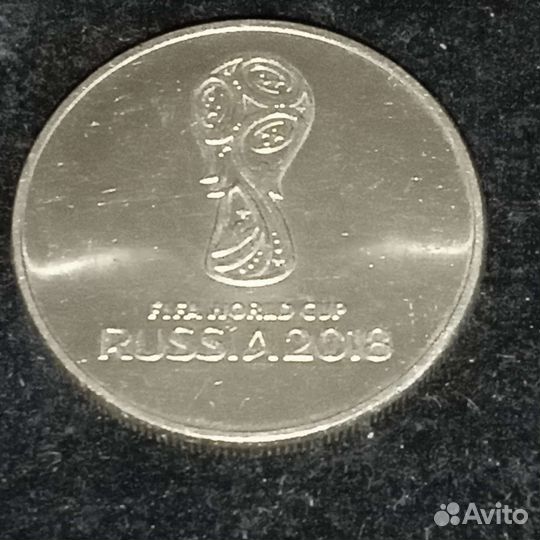 Монета FIFA world CUP russia 2018