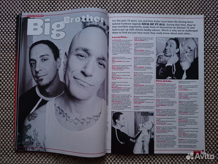 Журнал Kerrang #824 2000