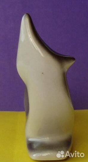 Фарфоровая статуэтка. Лиса арт-деко. Рига