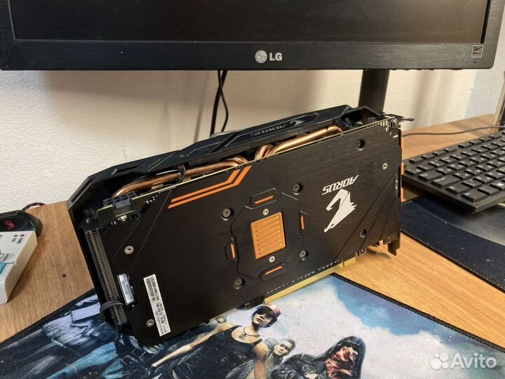 Видеокарта RX 580 8gb Gigabyte