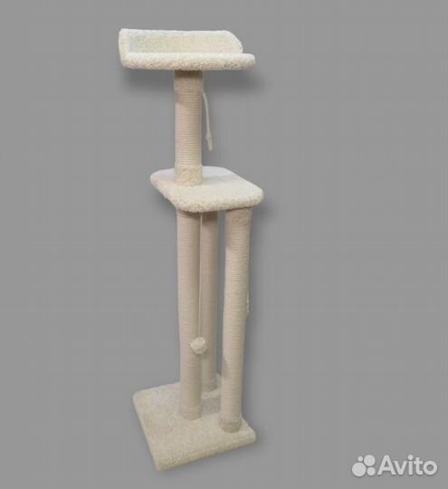 Высокая когтеточка с лежаночкой