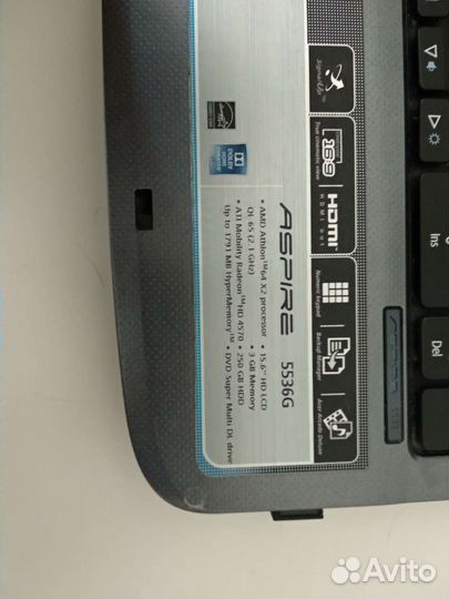 Ноутбук acer aspire 5536G