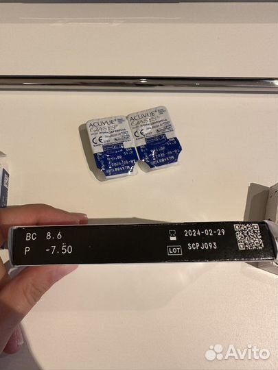 Линзы контактные