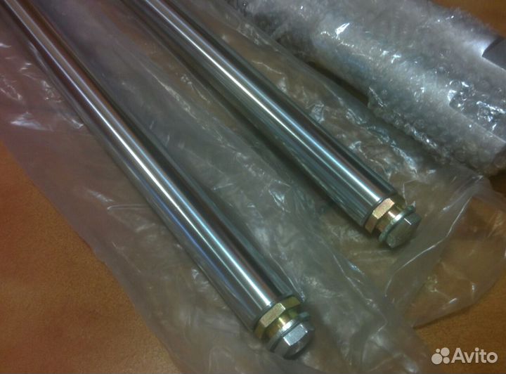 Перья вилки на мопед Альфа (пара)