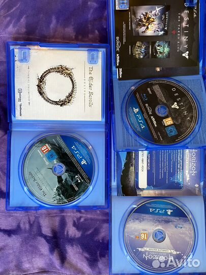 Игровые диски на ps4