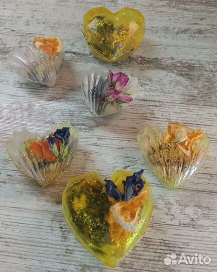 Чайные бомбочки/сердечки