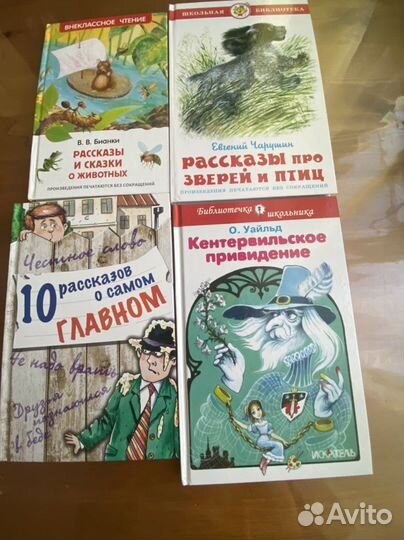 Книги для внеклассного чтения