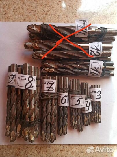 Сверла старинные для камня и бетона