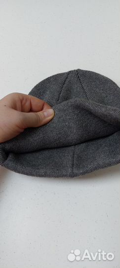 Мужская шапка Reebok двойная по голове чёрная