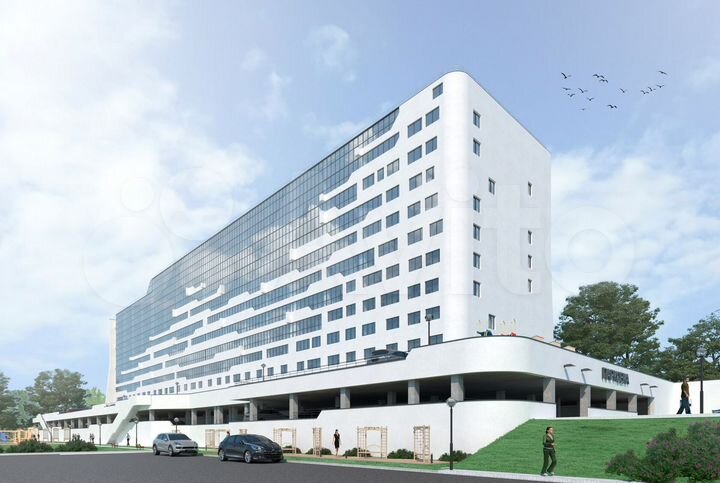 1-к. квартира, 52,6 м², 2/10 эт.