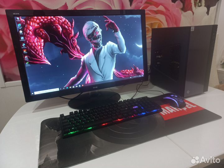 Пк в сборе 4ядра,8озу,gtx660,hdd,моник 27