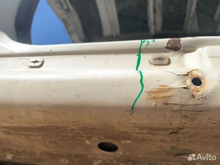 Порог кузовной левый Toyota Ist NCP61 1nzfe