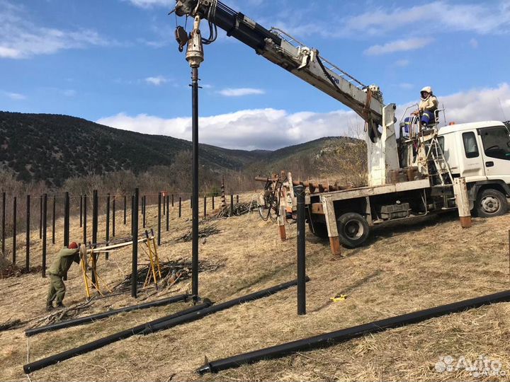Винтовые сваи под ключ / Фундамент