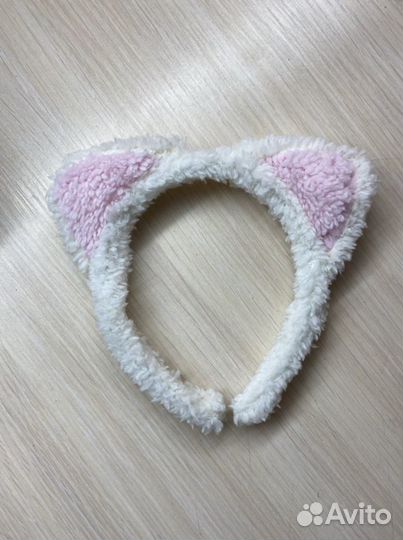 Ободок с кошачьими ушками