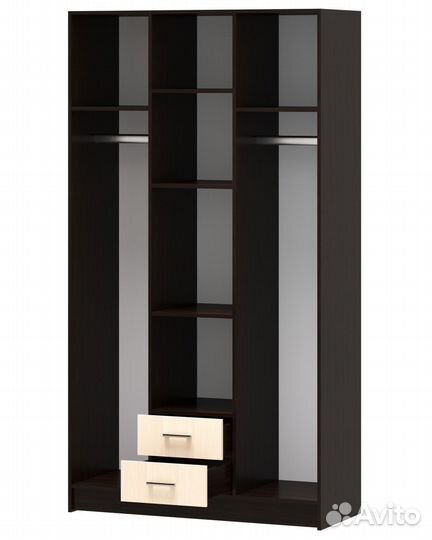 Шкаф распашной Трио-2