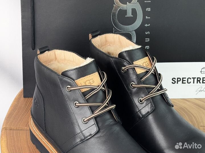 Ботинки Мужские Ugg Neumel Gentleman Leather Black