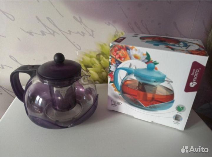 Новый заварочный чайник apollo -1,2л