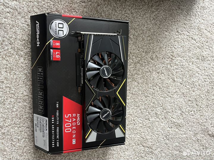 Amd radeon RX 5700 8GB Asrock Challenger