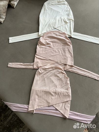 Хиджаб с подбородком и бони