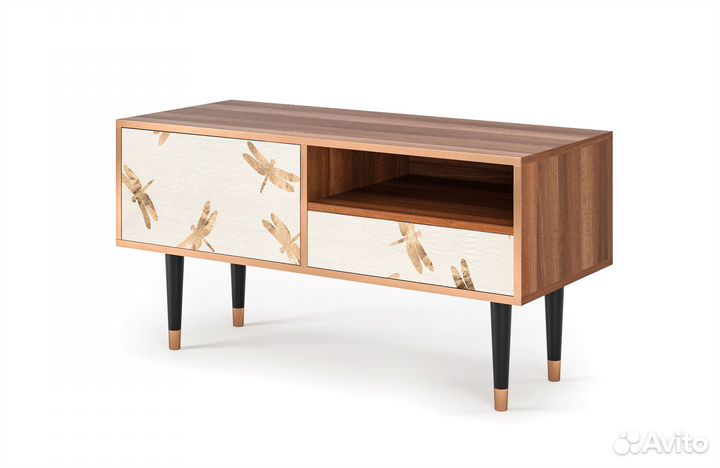 Тв-тумба T3 - Орех - Nude Dragonflies
