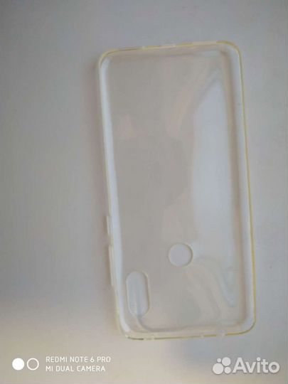 Чехол прозрачный на Redmi note 6 Pro