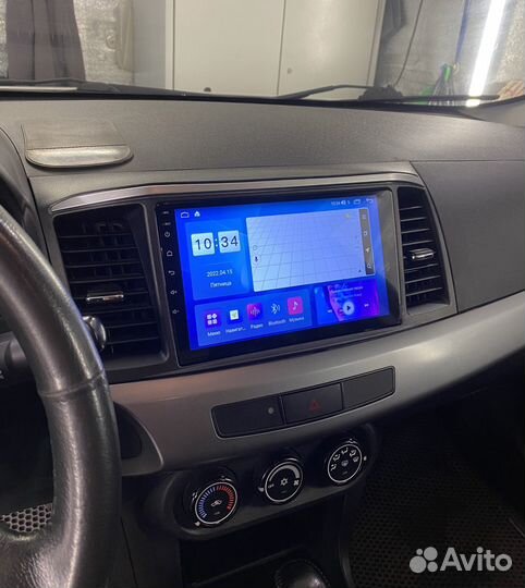 Магнитола Mitsubishi Lancer 10 с камерой