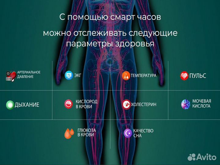 Умные смарт часы TK63 с тонометром и экг