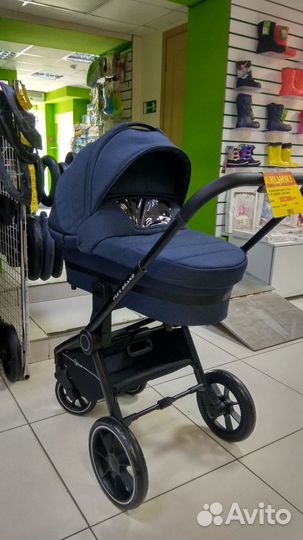 Коляска Rant Flex Grand 2в1 (jeans blue) 2021