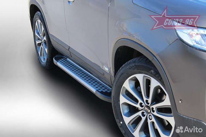 Пороги подножки на Киа соренто /Санта фе2001-2019