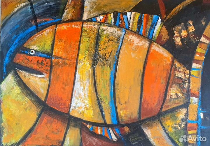 Картина Крупная рыба