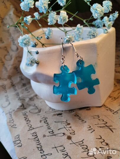 Серьги из эпоксидной смолы