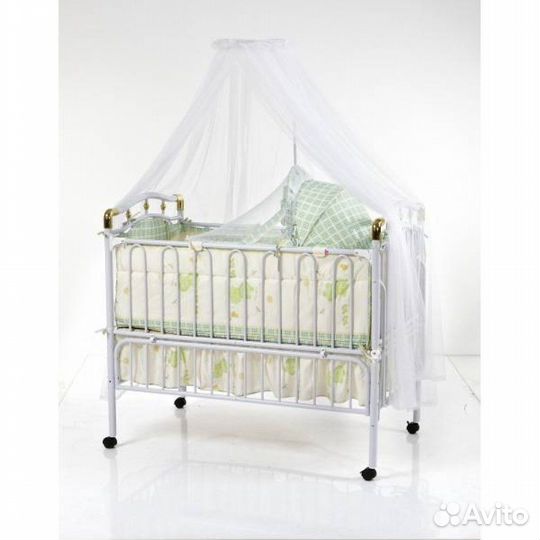 Металлическая кроватка-трансформер Geoby