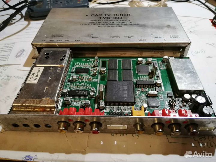 Аналоговый автомобильный тв тюнер Tms-003