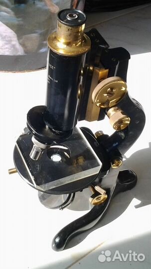 Старинный микроскоп