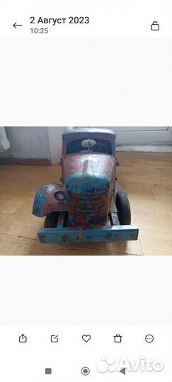 Машинка зис СССР детская железная