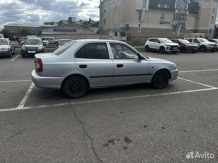 Hyundai Accent 1.5 МТ, 2007, 210 000 км