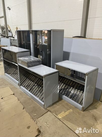 Вытяжной зонт пристенный тип 3