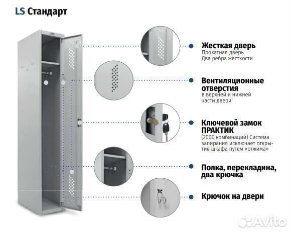 Шкаф металлический LS Стандарт