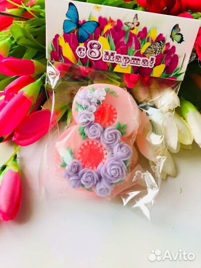 Мыло ручной работы на 8 марта