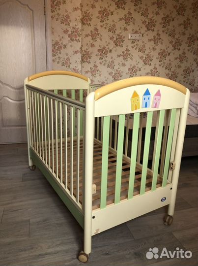 Детская кровать с ортопедическим матрасем Pali (It