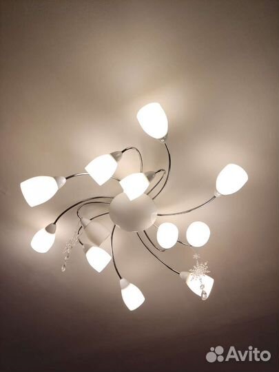 Люстра потолочная бу