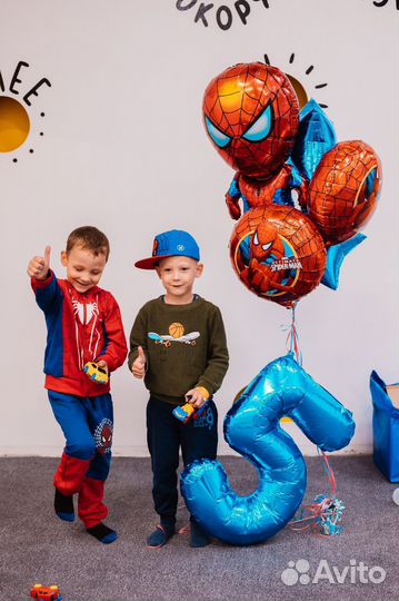 Костюм шарики человек паук 5 лет