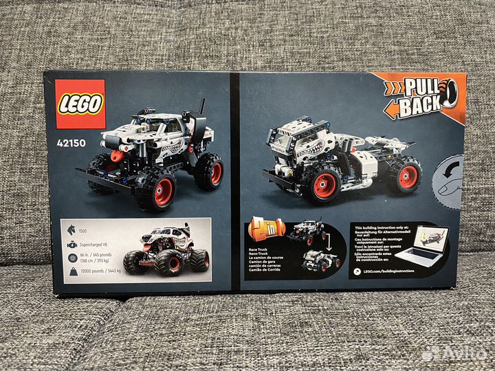 Новый Lego Technic 42150 monster Jam Dalmatian