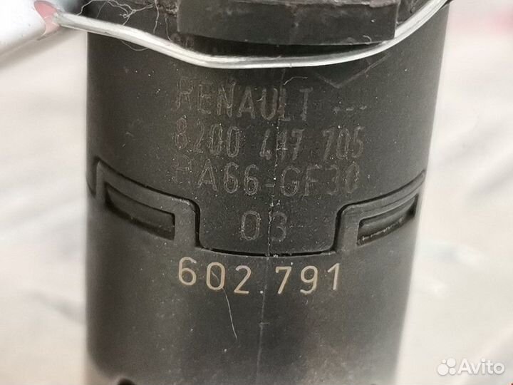 Датчик парктроника Renault Scenic 2 рест. 2007