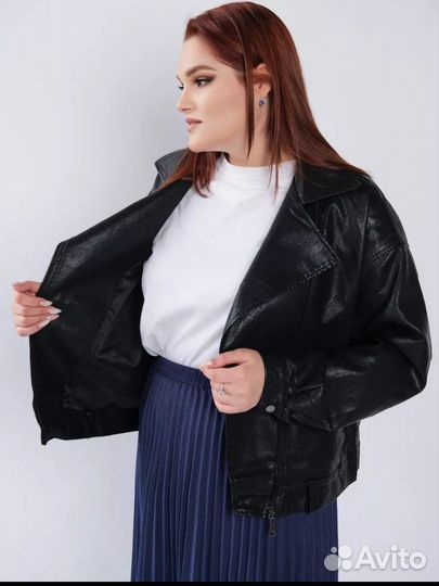 Куртка кожаная женская 44-48