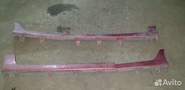 Накладки порогов nissan cub